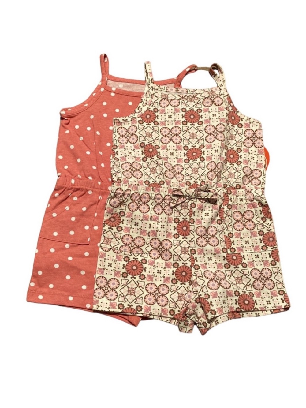 Wonder Nation Spaghetti Strap Rompers - Picture 2 of 12